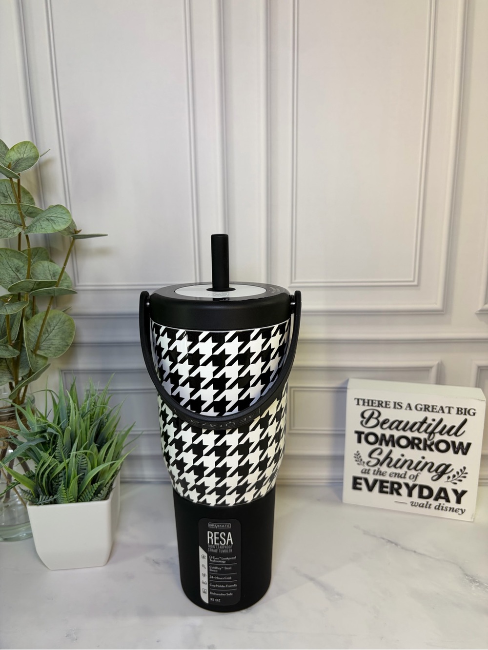 Brumate Houndstooth Resa 35oz BNWT